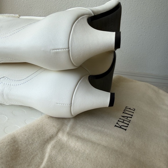 KHAITE White Heeled Boots - Picture 9 of 12